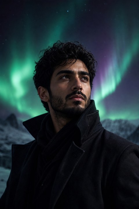 نمونه مرد — شفق قطبی