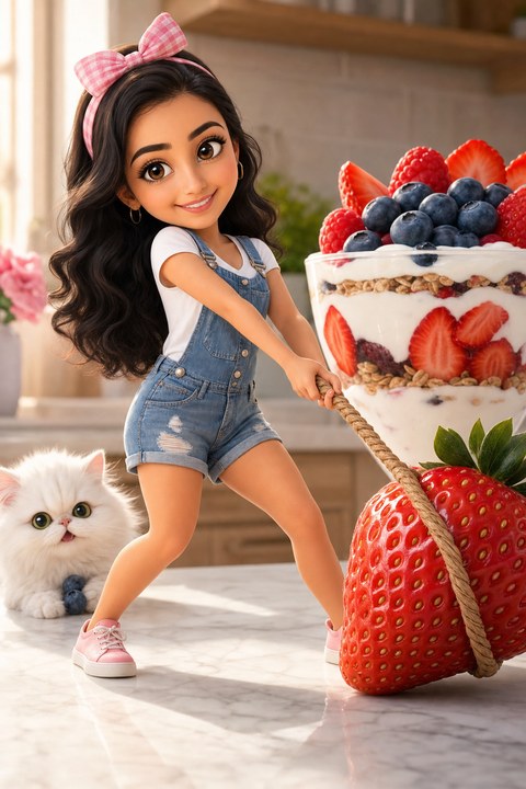 نمونه چیبی توت‌فرنگی
