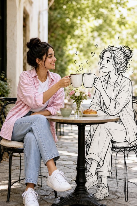 نمونه صبحانه با doodle