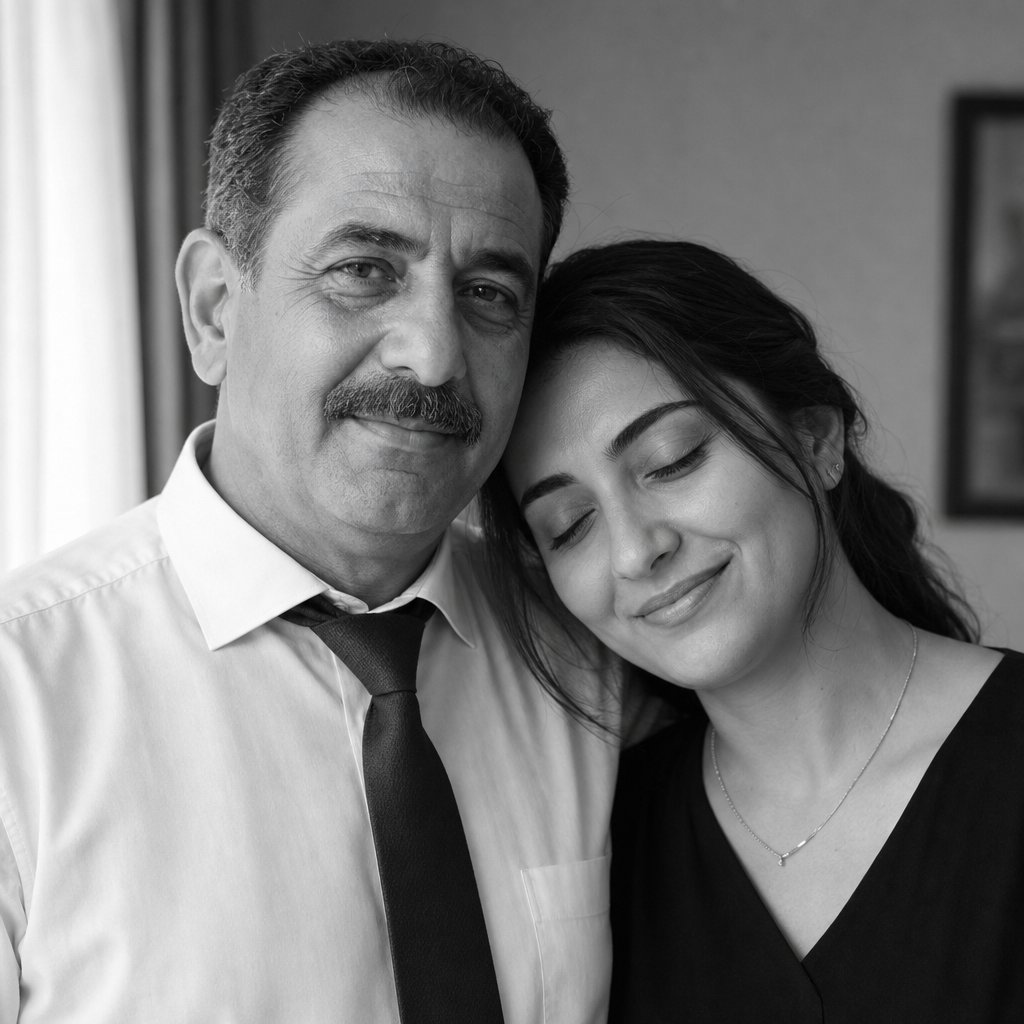 نمونه پرتره کلاسیک پدر و فرزند