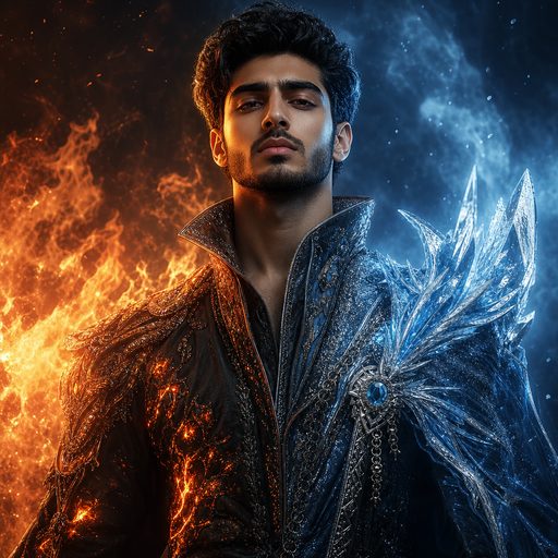 نمونه مرد — آتش و یخ