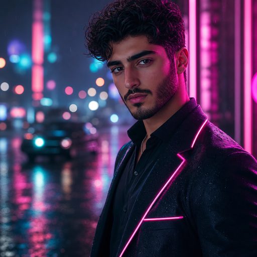 نمونه مرد — نئون شب