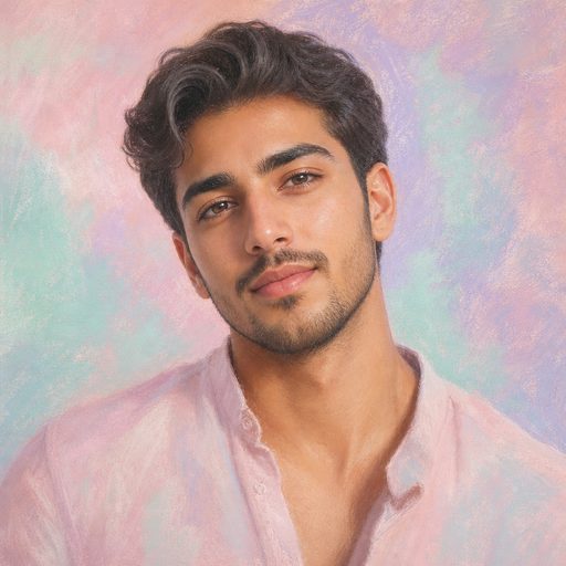 نمونه مرد — پاستل نرم