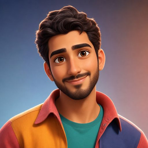 نمونه مرد — سه‌بعدی کارتونی