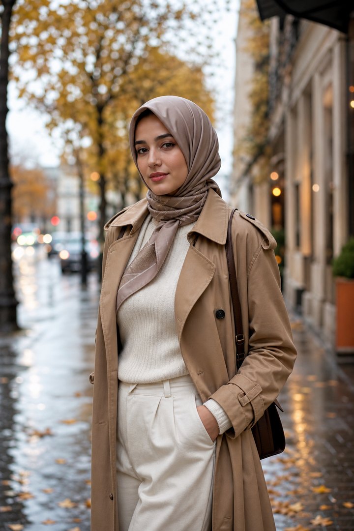 نمونه بارانی پاییزی